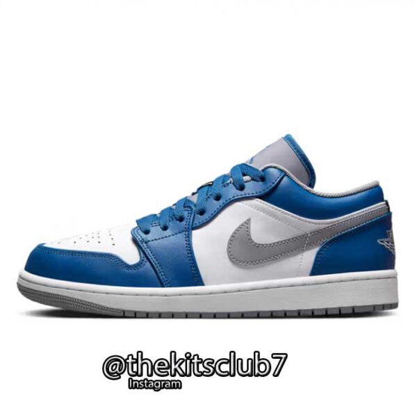 ⁦אייר ג'ורדן 1 AJ1 LOW TRUE BLUE. מידות 36-46. משלוח חינם⁩ – תמונה ⁦2⁩