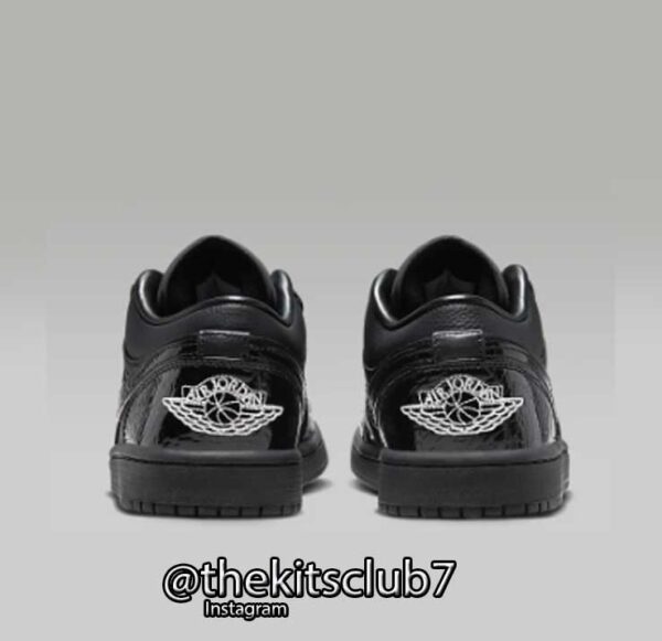 ⁦אייר ג'ורדן 1 AJ1 LOW BLACK PATENT. מידות 40-46. משלוח חינם⁩ – תמונה ⁦4⁩