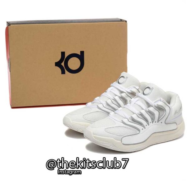 ⁦נעלי כדורסל KD קווין דוראנט KD18 WHITE. מידות 40-46. משלוח חינם⁩ – תמונה ⁦2⁩