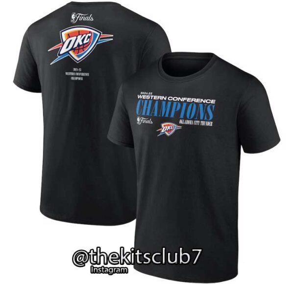 חולצה טי שירט אוקלהומה פיינאלס 2025 NBA T-SHIRT OKC 2025 FINALS 07 . משלוח חינם