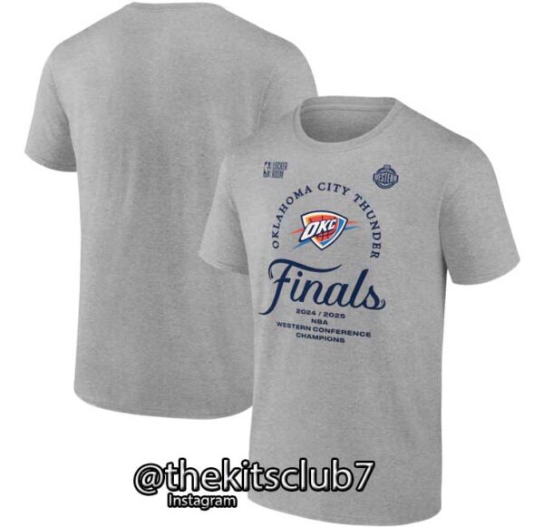 חולצה טי שירט אוקלהומה פיינאלס 2025 NBA T-SHIRT OKC 2025 FINALS 02 . משלוח חינם