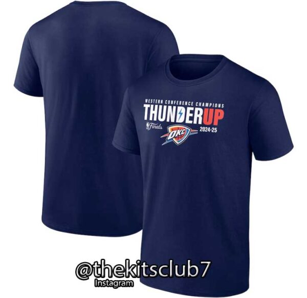 חולצה טי שירט אוקלהומה פיינאלס 2025 NBA T-SHIRT OKC 2025 FINALS 04 . משלוח חינם