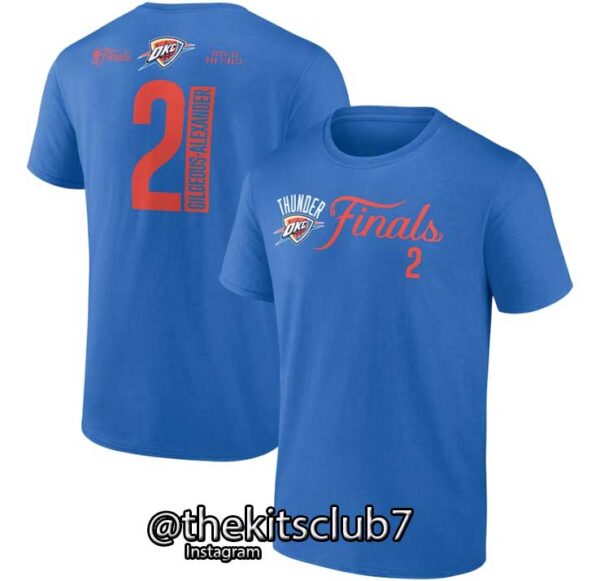 חולצה טי שירט אוקלהומה פיינאלס 2025 NBA T-SHIRT OKC 2025 FINALS 05 . משלוח חינם