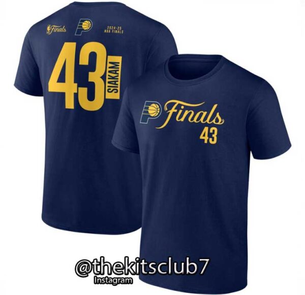 חולצה טי שירט אינדיאנה פיינאלס 2025 NBA T-SHIRT PACERS 2025 FINALS 07 . משלוח חינם