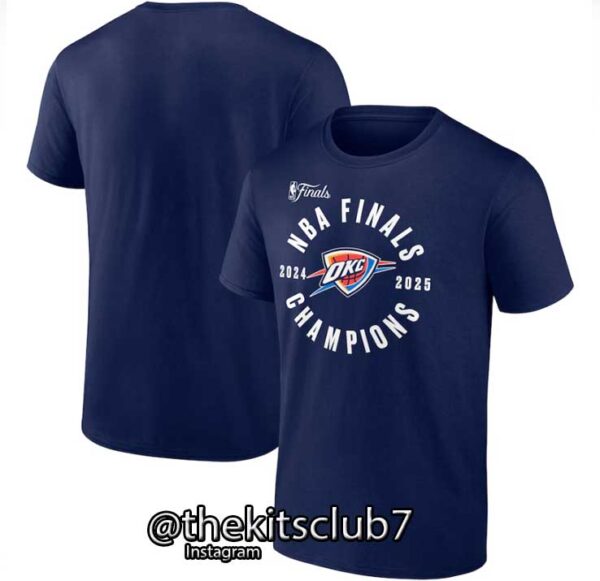 חולצת אליפות טי שירט אוקלהומה  2025 NBA T-SHIRT OKC CHAMPIONS. משלוח חינם