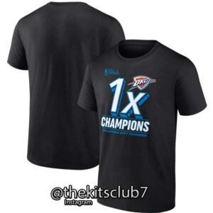 חולצת אליפות טי שירט אוקלהומה  2025 NBA T-SHIRT OKC CHAMPIONS. משלוח חינם