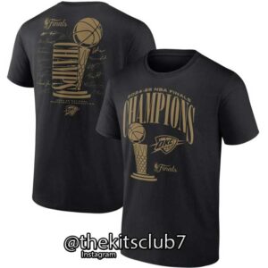 חולצת אליפות טי שירט אוקלהומה  2025 NBA T-SHIRT OKC CHAMPIONS. משלוח חינם