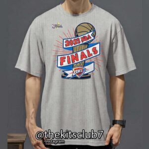 חולצה טי שירט אוקלהומה פיינאלס 2025 NBA T-SHIRT PACERS 2025 FINALS 10 . משלוח חינם