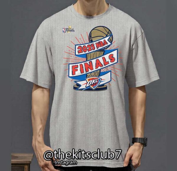 חולצה טי שירט אוקלהומה פיינאלס 2025 NBA T-SHIRT PACERS 2025 FINALS 10 . משלוח חינם