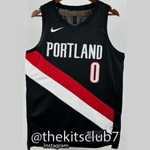 גופיית כדורסל פורטלנד לילארד 2026 PORTLAND BLACK LILLARD. משלוח חינם