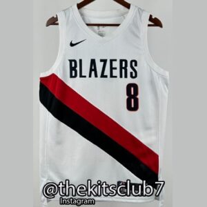 גופיית כדורסל פורטלנד אבדיה 2026 PORTLAND FULL WHITE AVDIJA. משלוח חינם